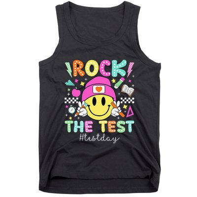 Rock The Test Testing Day Motivational Teachers Students Tank Top