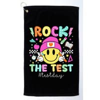 Rock The Test Testing Day Motivational Teachers Students Golf Towel