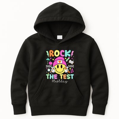 Rock The Test Testing Day Motivational Teachers Students Kids Hoodie