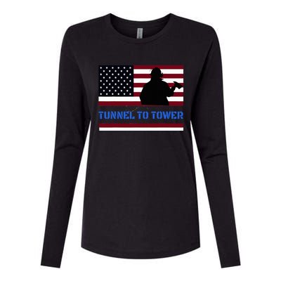 Rush Tunnel To Tower Vintage Firefighter Gift Womens Cotton Relaxed Long Sleeve T-Shirt