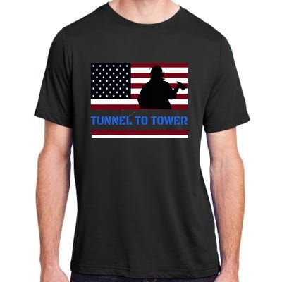 Rush Tunnel To Tower Vintage Firefighter Gift Adult ChromaSoft Performance T-Shirt