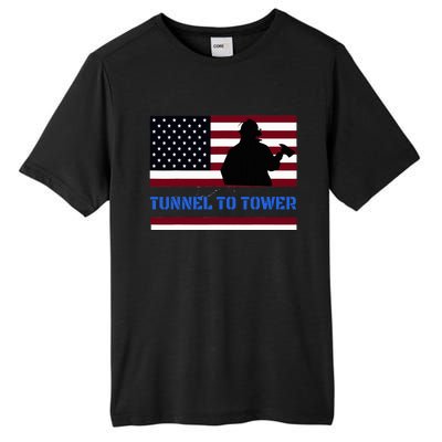 Rush Tunnel To Tower Vintage Firefighter Gift Tall Fusion ChromaSoft Performance T-Shirt