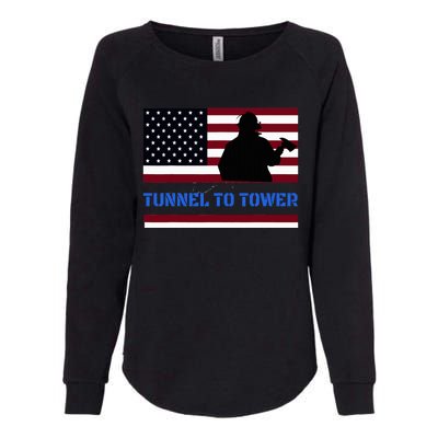 Rush Tunnel To Tower Vintage Firefighter Gift Womens California Wash Sweatshirt