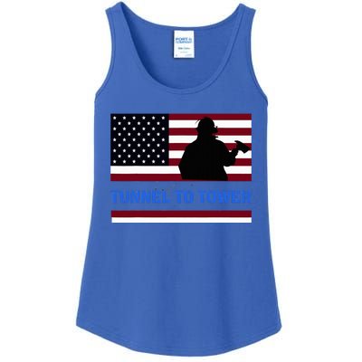 Rush Tunnel To Tower Vintage Firefighter Gift Ladies Essential Tank