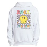 Rock The Test Testing Day Retro Motivational Teacher Student Urban Pullover Hoodie