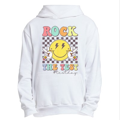 Rock The Test Testing Day Retro Motivational Teacher Student Urban Pullover Hoodie