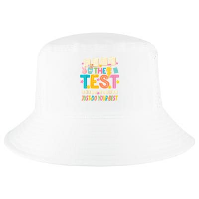 Rock The Test Don't Stress Just Do Your Best Teacher Testing Cool Comfort Performance Bucket Hat