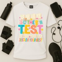 Rock The Test Don't Stress Just Do Your Best Teacher Testing Performance Shirt