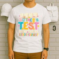 Rock The Test Don't Stress Just Do Your Best Teacher Testing T-Shirt