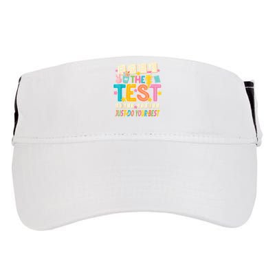 Rock The Test Don't Stress Just Do Your Best Teacher Testing Adult Drive Performance Visor