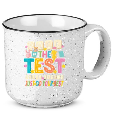 Rock The Test Don't Stress Just Do Your Best Teacher Testing 15oz Campfire Ceramic Mug