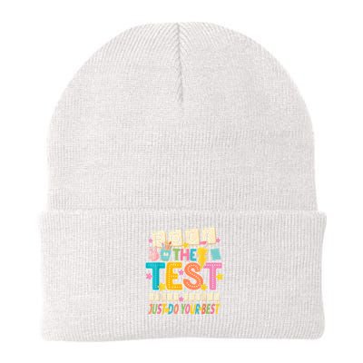 Rock The Test Don't Stress Just Do Your Best Teacher Testing Beanie