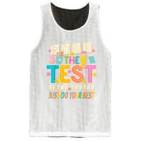 Rock The Test Don't Stress Just Do Your Best Teacher Testing Mesh Reversible Basketball Jersey Tank