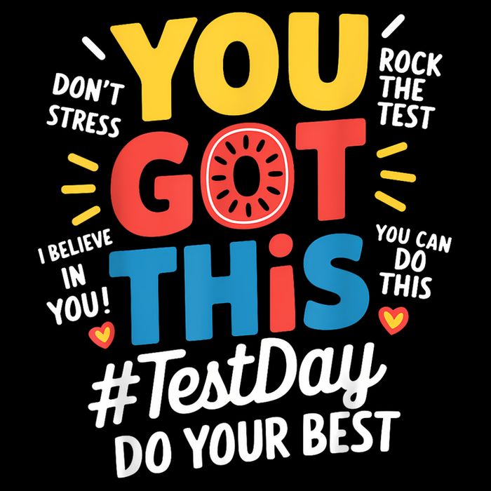 Rock The Test Testing Day Teacher Motivational You Got This Drawstring Bag