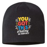 Rock The Test Testing Day Teacher Motivational You Got This Sustainable Beanie