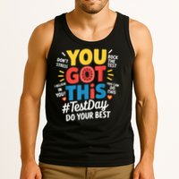 Rock The Test Testing Day Teacher Motivational You Got This Tank Top