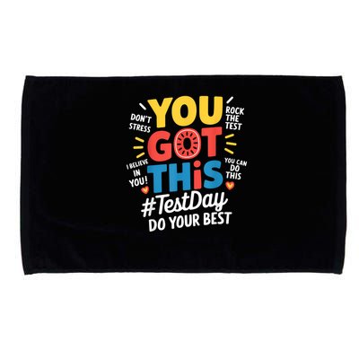Rock The Test Testing Day Teacher Motivational You Got This Microfiber Hand Towel