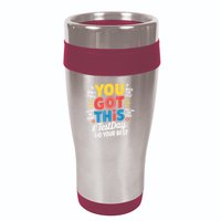 Rock The Test Testing Day Teacher Motivational You Got This 16oz Travel Tumbler