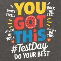 Rock The Test Testing Day Teacher Motivational You Got This Cotton Canvas Backpack