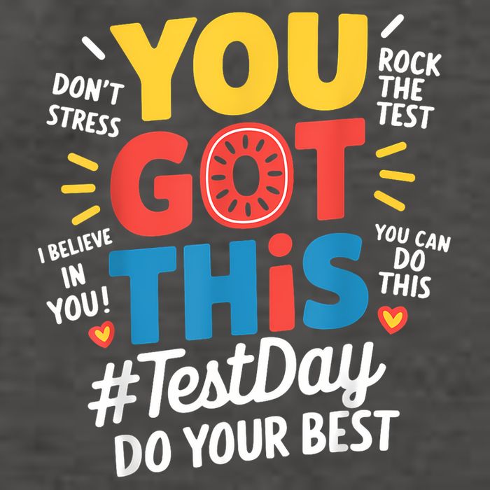 Rock The Test Testing Day Teacher Motivational You Got This Vector Backpack