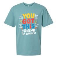 Rock The Test Testing Day Teacher Motivational You Got This Sueded Cloud Jersey T-Shirt