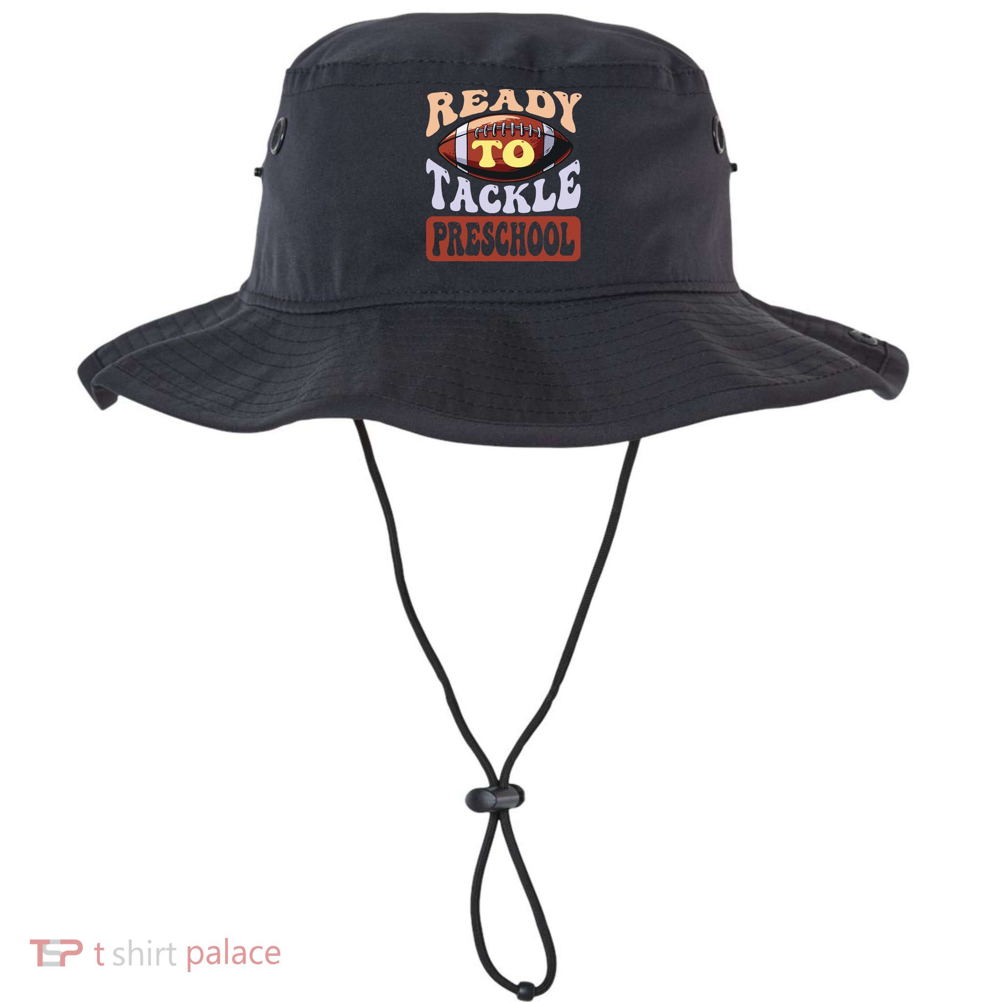 Ready To Tackle Preschool Football First Day School Bucket Hat