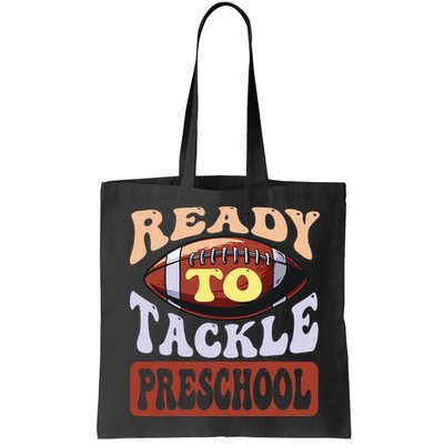 Ready To Tackle Preschool Football First Day School Bag