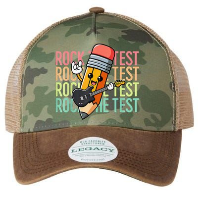 Rock The Test Dont Stress Just Do Your Best Teacher Testing Legacy Tie Dye Trucker Hat
