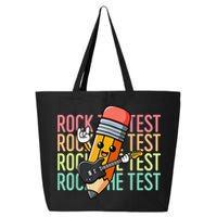 Rock The Test Dont Stress Just Do Your Best Teacher Testing 25L Jumbo Tote