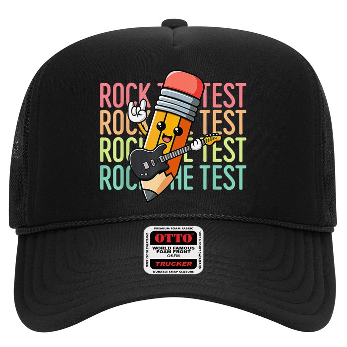 Rock The Test Dont Stress Just Do Your Best Teacher Testing Hat