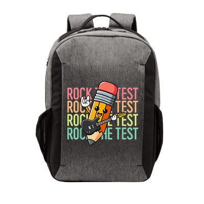 Rock The Test Dont Stress Just Do Your Best Teacher Testing Vector Backpack