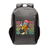 Rock The Test Dont Stress Just Do Your Best Teacher Testing Vector Backpack