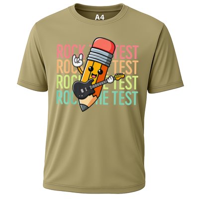 Rock The Test Dont Stress Just Do Your Best Teacher Testing Performance Shirt