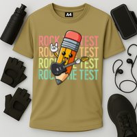 Rock The Test Dont Stress Just Do Your Best Teacher Testing Performance Shirt