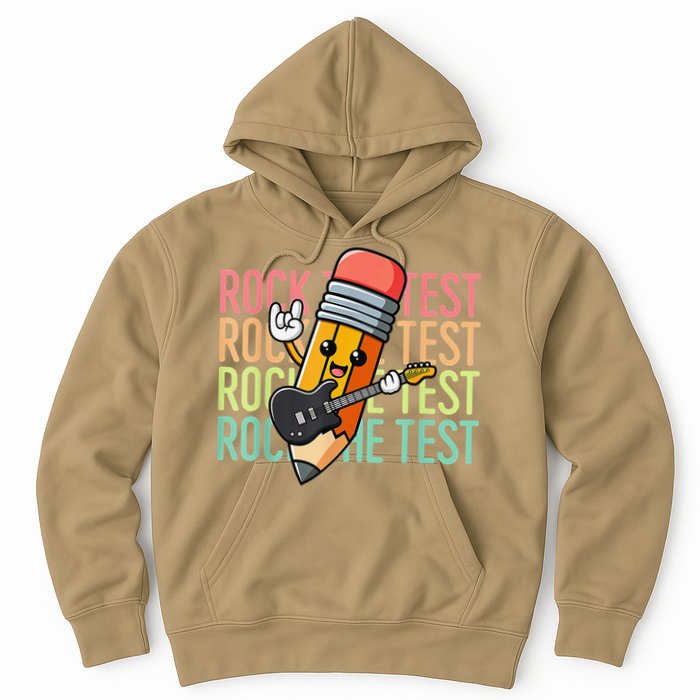 Rock The Test Dont Stress Just Do Your Best Teacher Testing Hoodie