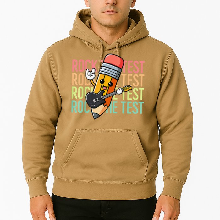 Rock The Test Dont Stress Just Do Your Best Teacher Testing Hoodie