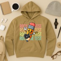 Rock The Test Dont Stress Just Do Your Best Teacher Testing Hoodie