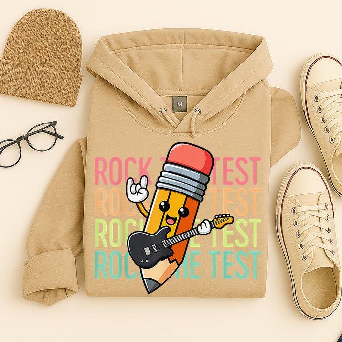 Rock The Test Dont Stress Just Do Your Best Teacher Testing Hoodie