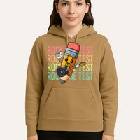 Rock The Test Dont Stress Just Do Your Best Teacher Testing Hoodie