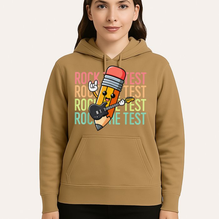 Rock The Test Dont Stress Just Do Your Best Teacher Testing Hoodie