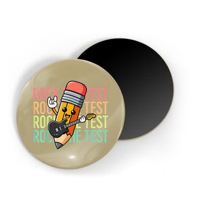 Rock The Test Dont Stress Just Do Your Best Teacher Testing Magnet