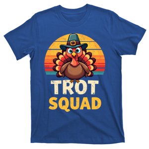 Retro Turkey Trot Squad Thanksgiving Day Harvest Festival Gift T-Shirt