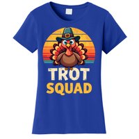 Retro Turkey Trot Squad Thanksgiving Day Harvest Festival Gift Women's T-Shirt