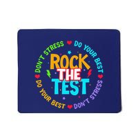 Rock The Test Dont Stress Testing Day For Teacher Mousepad