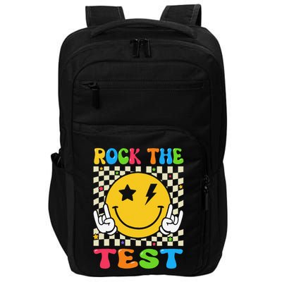 Rock The Test Funny Testing Day Impact Tech Backpack