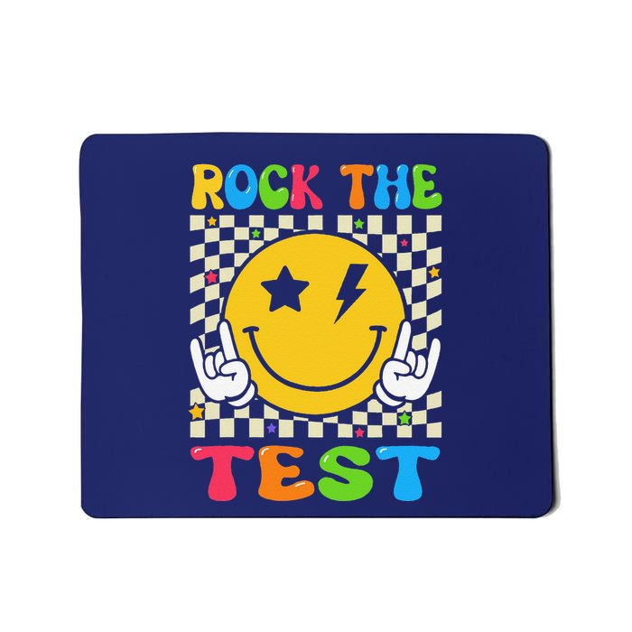 Rock The Test Funny Testing Day Mousepad