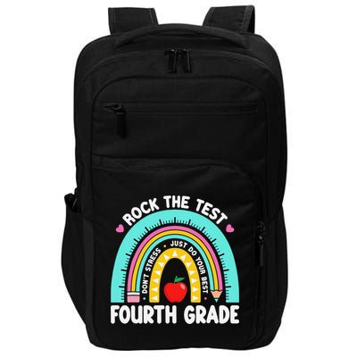 Rock The Test Day 4th Grade Teacher Fourth Grade Testing Impact Tech Backpack
