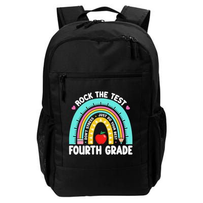 Rock The Test Day 4th Grade Teacher Fourth Grade Testing Backpack
