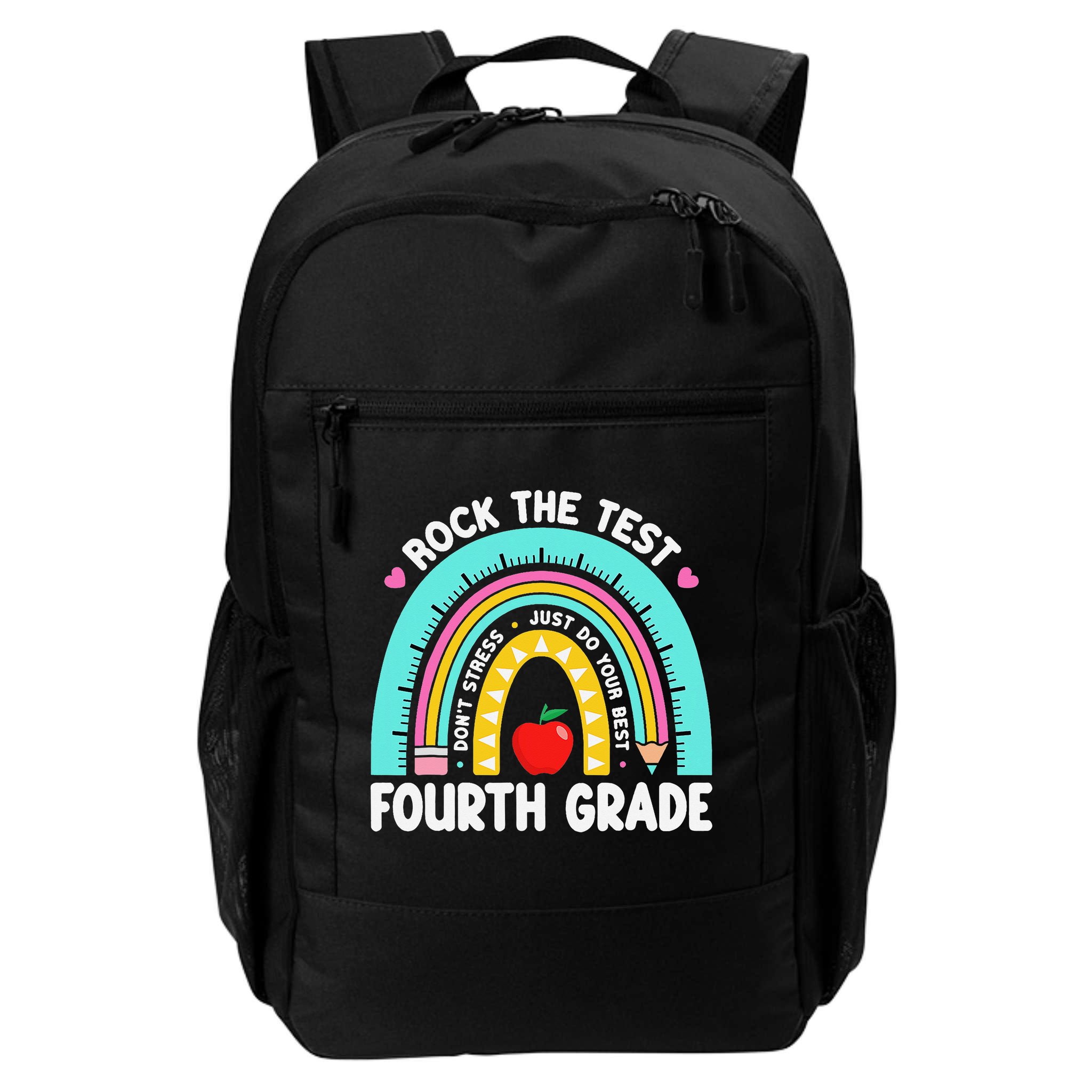 Rock The Test Day 4th Grade Teacher Fourth Grade Testing Backpack