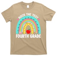 Rock The Test Day 4th Grade Teacher Fourth Grade Testing T-Shirt